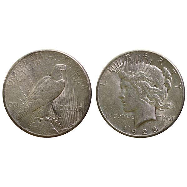 USA; 1928 $1 EF or better.