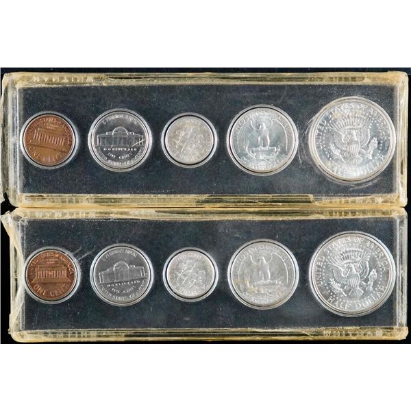 USA; 1964 Year Set, Lot of 2 Mint sets.
