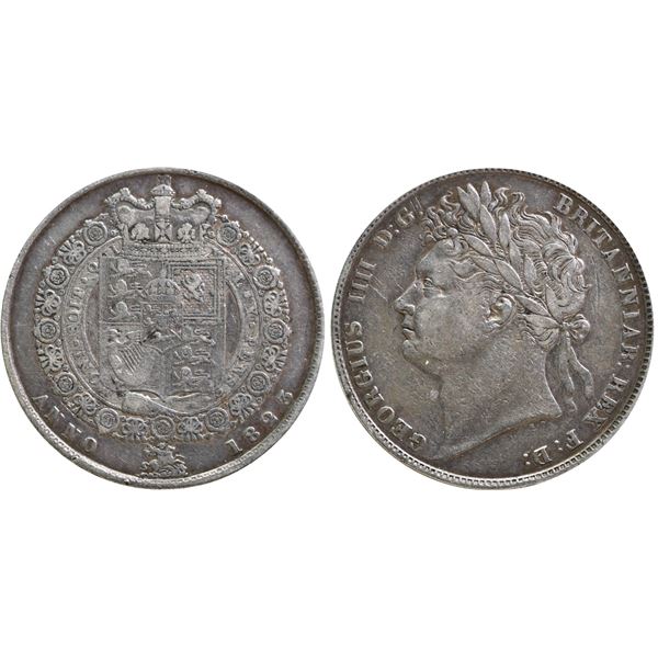 Great Britain; 1823 Half Crown KM#688  A nice Vf with strong details.