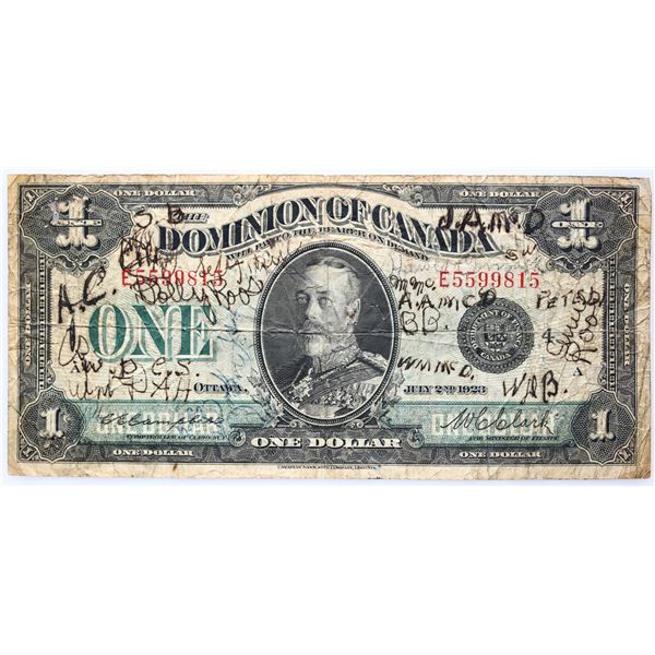 World Banknotes;  small lot includes Ireland Northern Bank Limited 1929 £1, Bermuda 5 Shillings, Ger