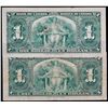 Image 2 : 1937 $1 BC-21c Both F to VF.