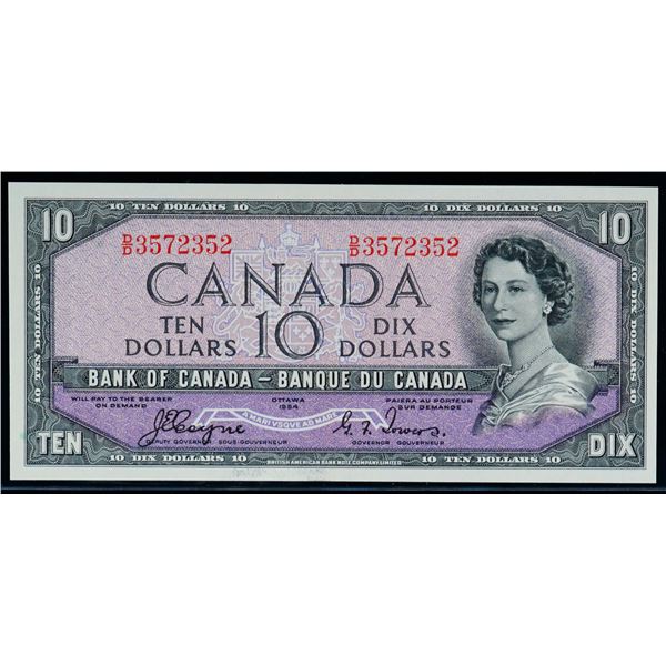 1954 $10 BC-32a #D/D3572352 "Devil's face" Unc to Choice Unc.