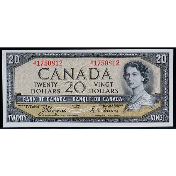 1954 $20 BC-33a #B/E1750812 "Devil's face" Unc to Choice Unc.