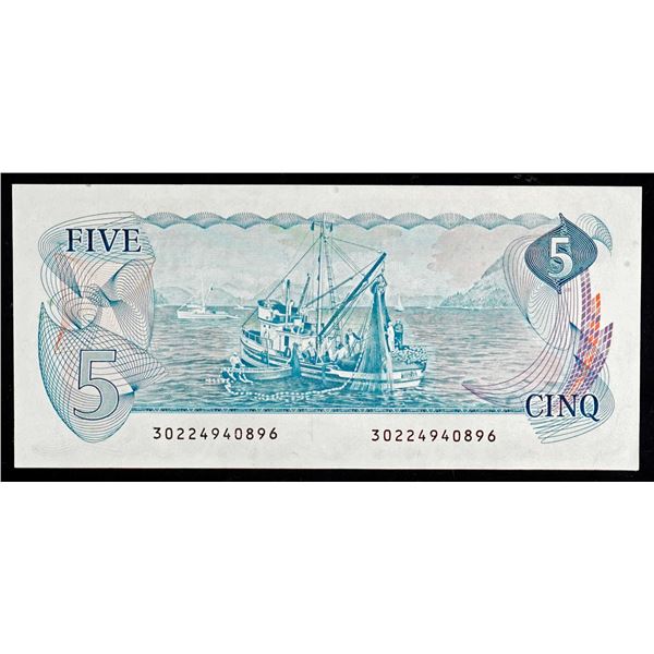 1979 $5 BC-48a #30224940896, AU-UNC