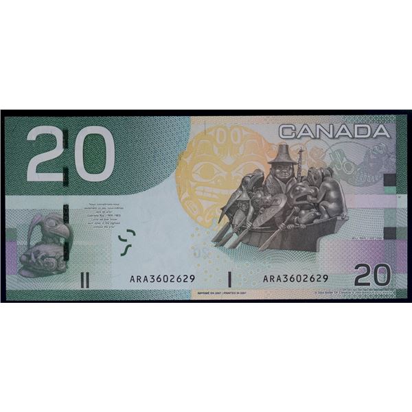 2007 $20 BC-64aA #ARA3602629 Choice Unc. Or better.