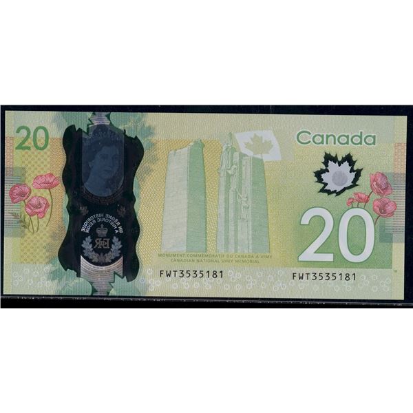 2015 $20 BC-74 #FWT3535181 "Queen Elizabeth II - Historic Reign" LCG Superb Gem Uncirculated-67PPQ