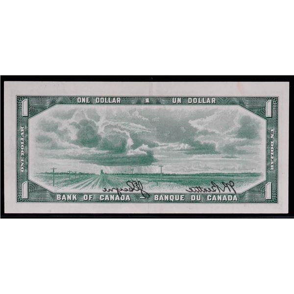 Error; 1954 $1 BC-37a #F/N0218953 EF "Printing Error - Offset Signatures".  Both signatures can be s