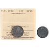 Image 1 : N.B. 1862 10¢ ICCS Choice Extra Fine-45