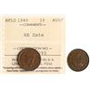 Image 1 : Nfld; 1940 1¢ "RE-Eng Date" ICCS About Uncirculated-50