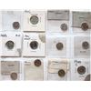 Image 1 : Nfld; 1938-1947c 5¢, VF to AU.  Lot of 20 coins.