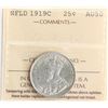 Image 2 : Nfld; 1919c 25¢ ICCS About Uncirculated-50