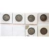 Image 2 : Nfld; 1894-1900 50¢ VG to VF, Lot of 6 pieces.