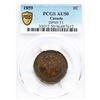 Image 2 : 1859 1¢ "DP N9 #1" PCGS About Uncirculated-50 Nice chocolate lustrous brown example.  A better varie