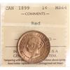 Image 2 : 1899 1¢ ICCS Very Choice Mint State-64 Virtually Full Red.