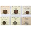 1911 1¢, 1917, 1920, 1929 "High 9", 1925 5¢, 1945 10¢ all 6 coins Choice Fine-15 to Mint State-60 wi