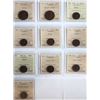 Image 1 : 1916 1¢, 1920 "Large", 1924, 1926, 1927, 1928, 1930, 1932, 1940, 1965 "Type IV"  All 10 coins ICCS M
