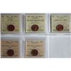 Image 2 : 1938-2006 1¢ All 17 coins ICCS Choice Mint State-63.  includes some better and interesting varieties