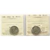 Image 1 : 1922 5¢, 1923 Both coins ICCS Choice Mint State-63.