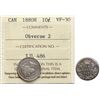 1880H 10¢ "Obv.2. ICCS Choice Very Fine-30