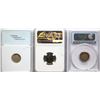 Image 2 : 1902 10¢ PCGS Extra Fine-40, 1932 NNC Choice Extra Fine-45, 1971 NGC Superb Gem Mint State-67 -NBU, 