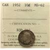 Image 2 : 1942 10¢, 1943, 1946, 1947, 1949 (2), 1952 All 7 coins ICCS Choice Mint State-62.