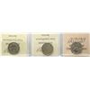 Image 2 : 1901 25¢,1931, 1952 "High Relief", All 3 coins ICCS Choice Extra Fine-45.