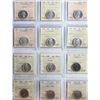 Image 1 : 1960-1979 25¢  All 18 coins ICCS Choice Mint State-63 to Gem Mint State-65.  Includes some interesti