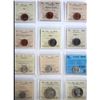 Coin Lot; Includes various denominations and grades.  Some better pieces, 1949 50¢ "Hoof/9", 1938 10