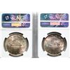 Image 2 : 1937 $1, 1938 Both coins NGC Choice Mint State-63, Lot of 2 nice coins.