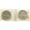 Image 2 : 1950 $1, 1950 "Arnprior" Both coins brilliant and lustrous ICCS Choice Mint State-63