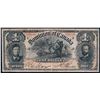 Image 1 : 1898 $1 DC-13c #390148 Fine+ with minor issues.
