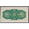 Image 2 : 1923 25 Cents - Shinplaster DC-24a #A008128 "Auth - Hyndman" VF or better,  Bright example.