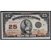 Image 1 : 1923 25 Cents - Shinplaster DC-24a #B006915 "Auth - Hyndman" VF or better,  Bright example.