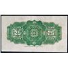 Image 2 : 1923 25 Cents - Shinplaster DC-24b #082832"Letter H - Hyndman" VF+ Bright example.