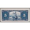 Image 2 : 1937 $5 BC-23c #D/S4892756 AU, Pressed.