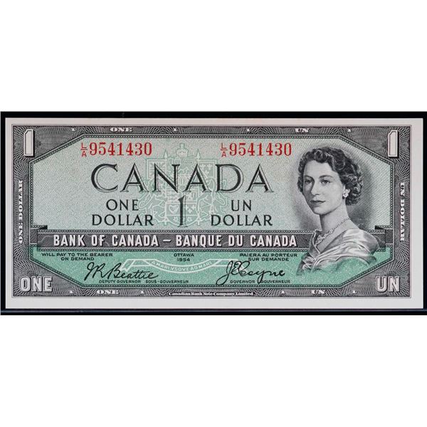 1954 $1 BC-29b #L/A9541430 Choice Unc.