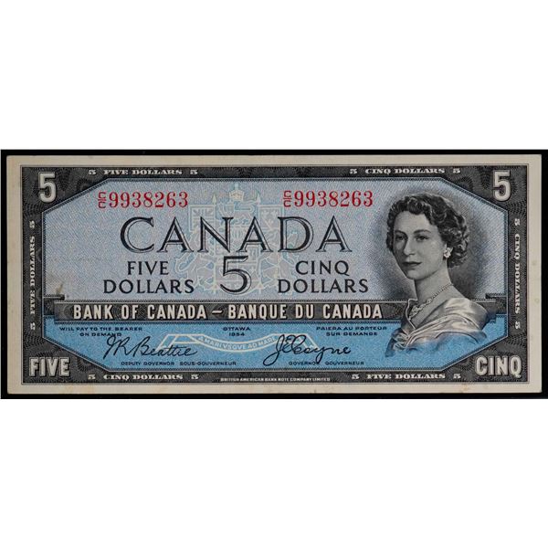 1954 $5 BC-31a #C/C9938263 EF
