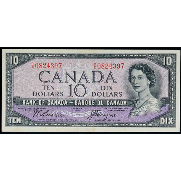 1954 $10 BC-32b #F/D0824397 AU
