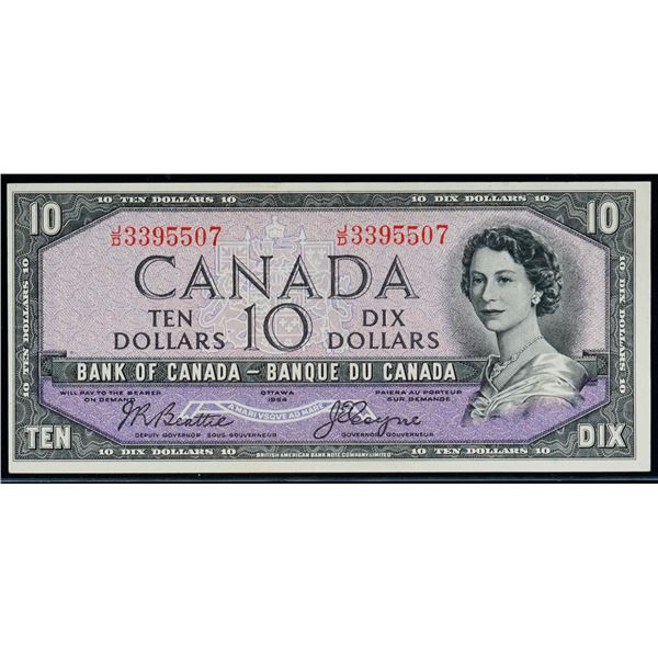 1954 $10 BC-32b #J/D3395507 EF-AU