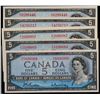 Image 1 : Consecutive pair; 1954 $1 BC-37bA #*DO0471405-406 CCCS UNC62.  Lot of 2 consecutive notes.