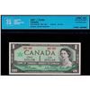 Image 1 : 1967 $1 BC-45a, 45b Both notes CCCS AU55 & UNC65