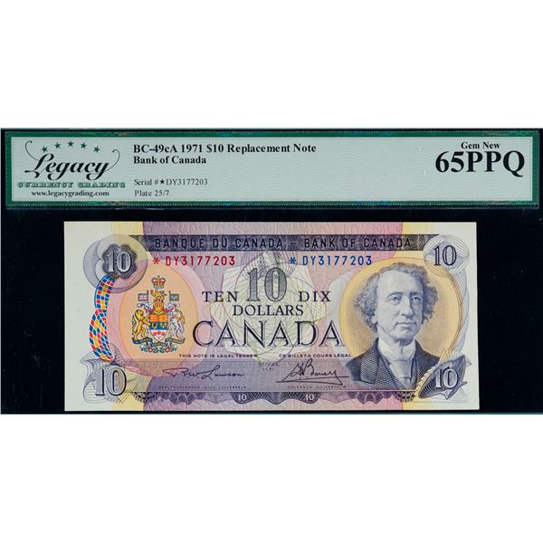 1971 $10 BC-49cA #*DY3177203 LCG UNC65PPQ