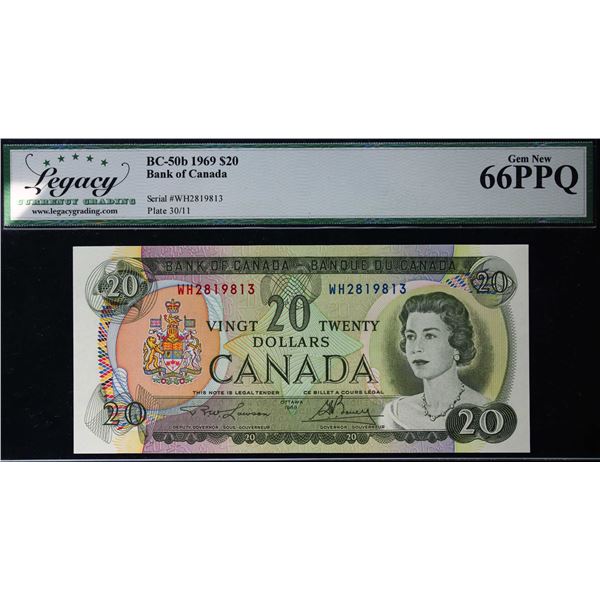 1969 $20 BC-50b #WH2819813 LCG UNC66PPQ