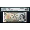 Specimen; 1973 $1 BC-46aS #AA0000000 PMG UNC66EPQ