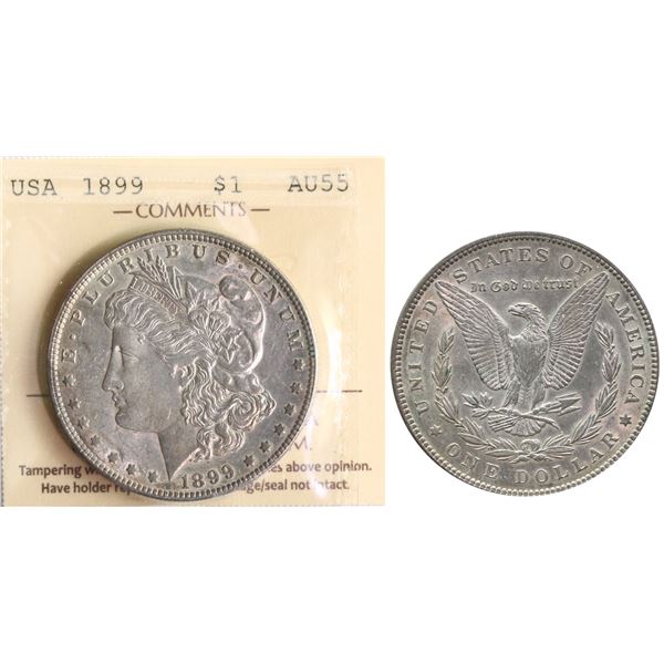 USA; 1899 $1 ICCS AU55