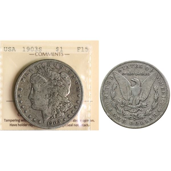 USA; 1903-S $1 ICCS F15