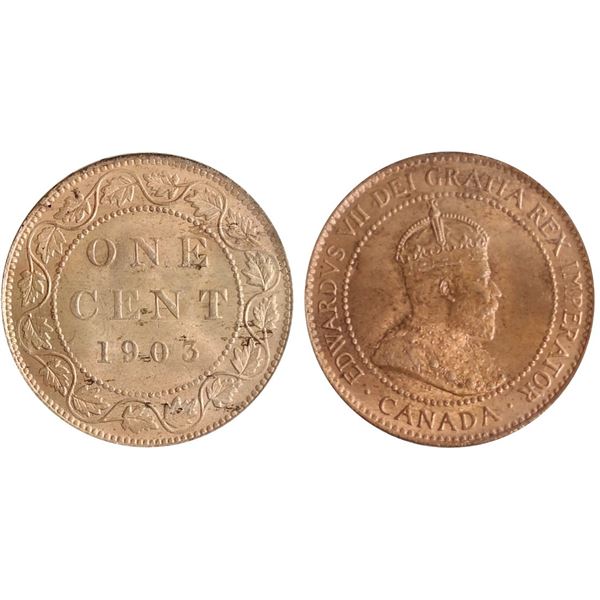 1903 1¢ ICCS Gem Mint State-65 Red