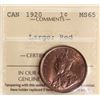 Image 2 : 1920 1¢ "Large" ICCS Gem Mint State-65 Red 75% Red  lustre.