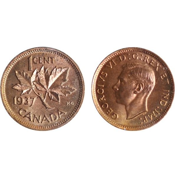 1937 1¢ "Matte" ICCS Superb Gem SPECIMEN-66 Full Red with pristine gold tints and superb eye appeal.