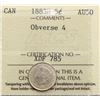 Image 2 : 1883H 5¢ "Obv.4" ICCS About Uncirculated-50  rare obverse type rarely seen and offered in this condi